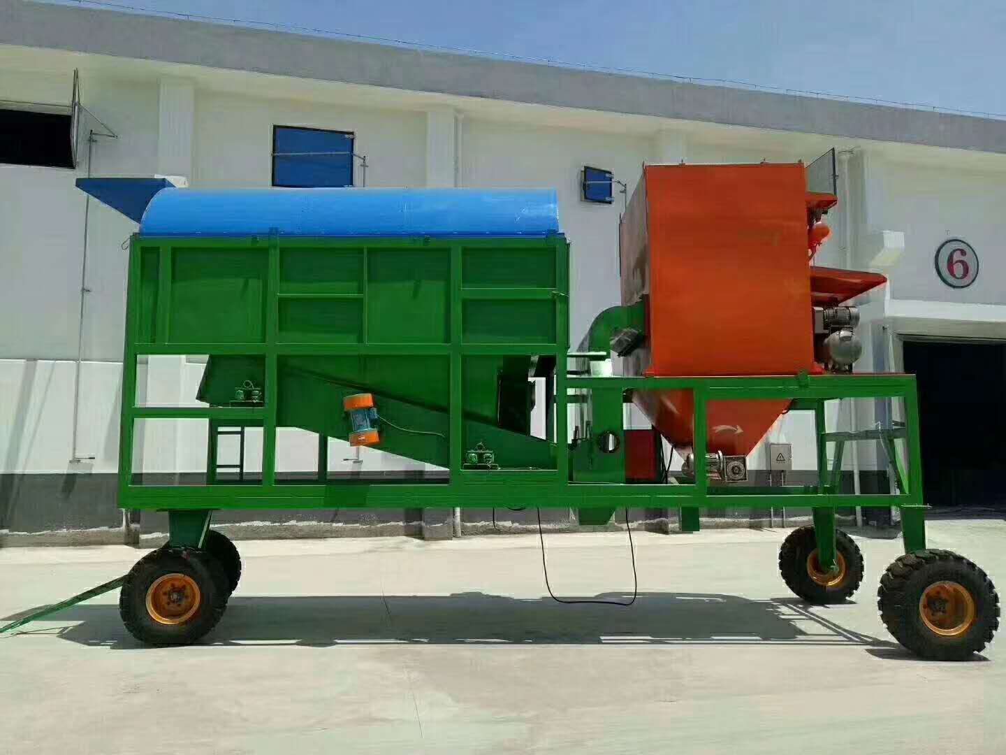 移动式脉冲除尘滚振筛